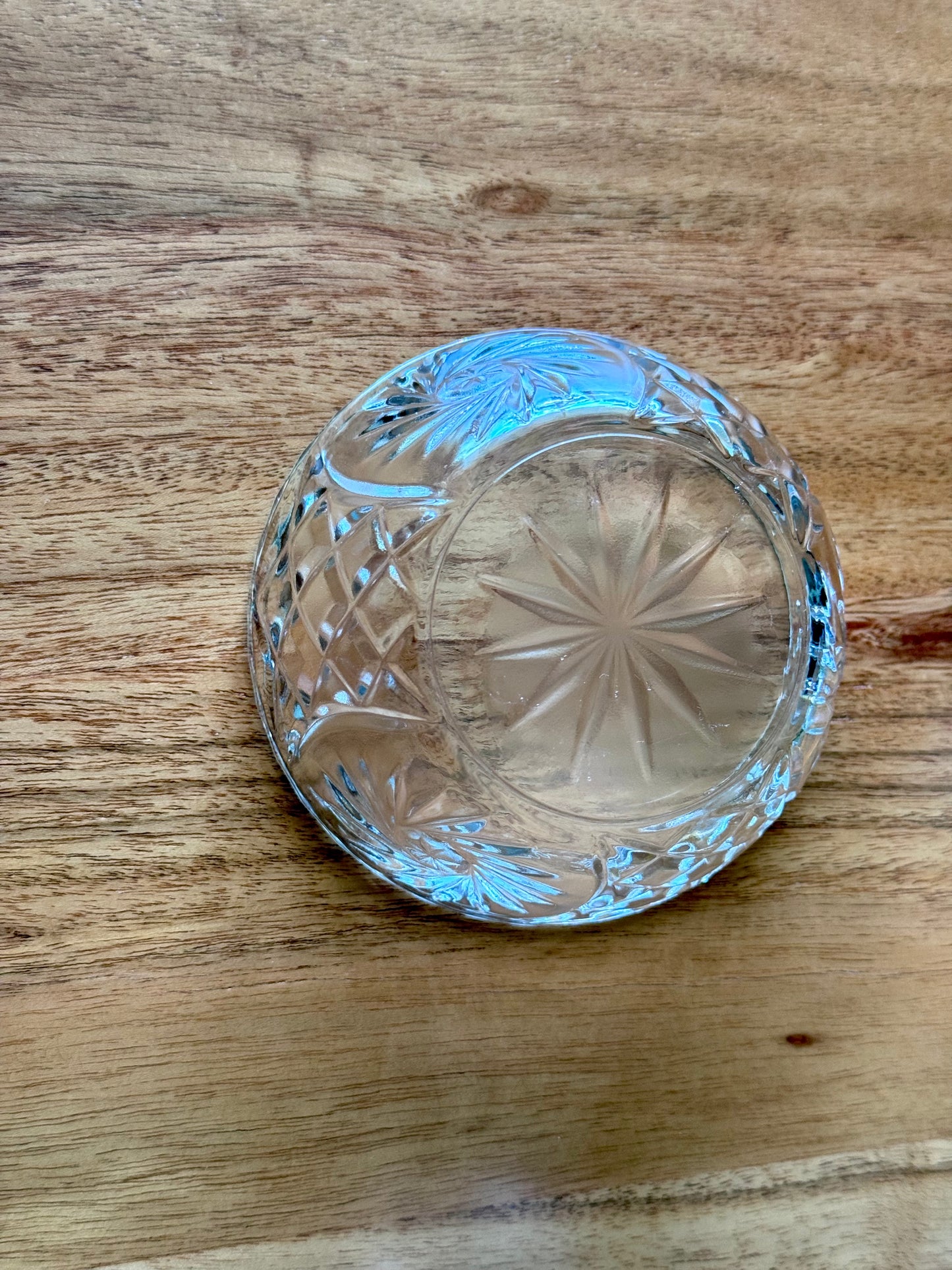 Anchor Hocking Star of David & Starburst Dessert/Fruit Bowls/Sugar Bowls