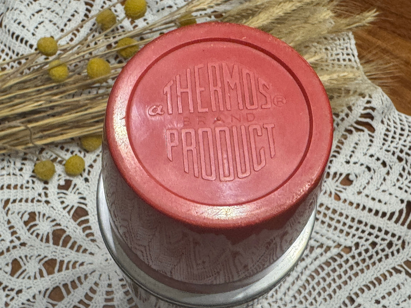 Vintage Plaid Thermos Brand Vacuum Bottle NO.302