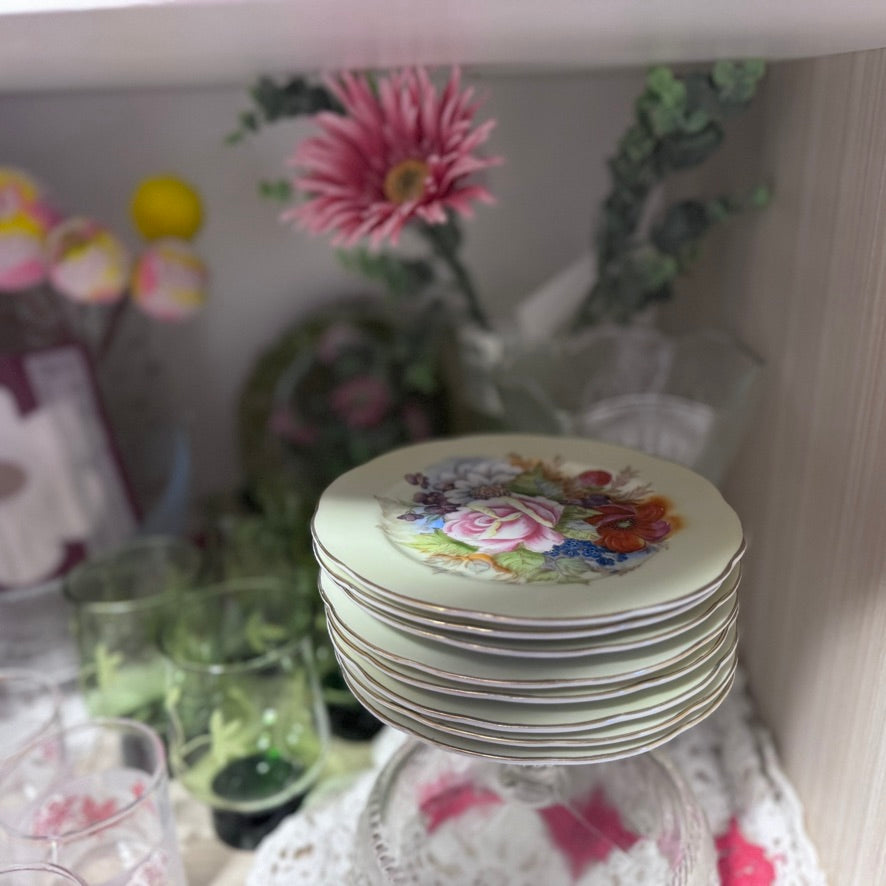 Hand Painted Saucers