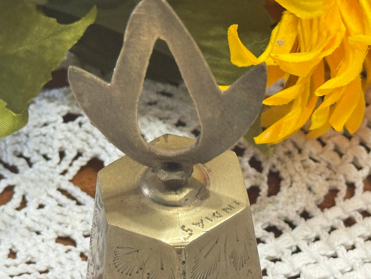 Vintage/Antique Brass Bell "Indias"