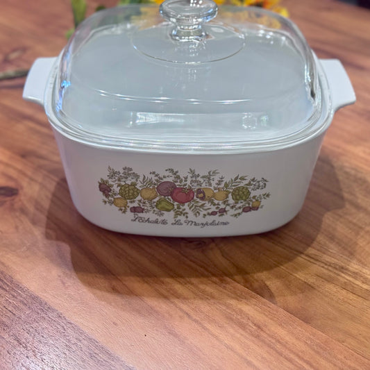5 Liter 'L'Echalote La Marjolaine' or 'Spice of Life' Square Casserole Dish/Dutch Oven