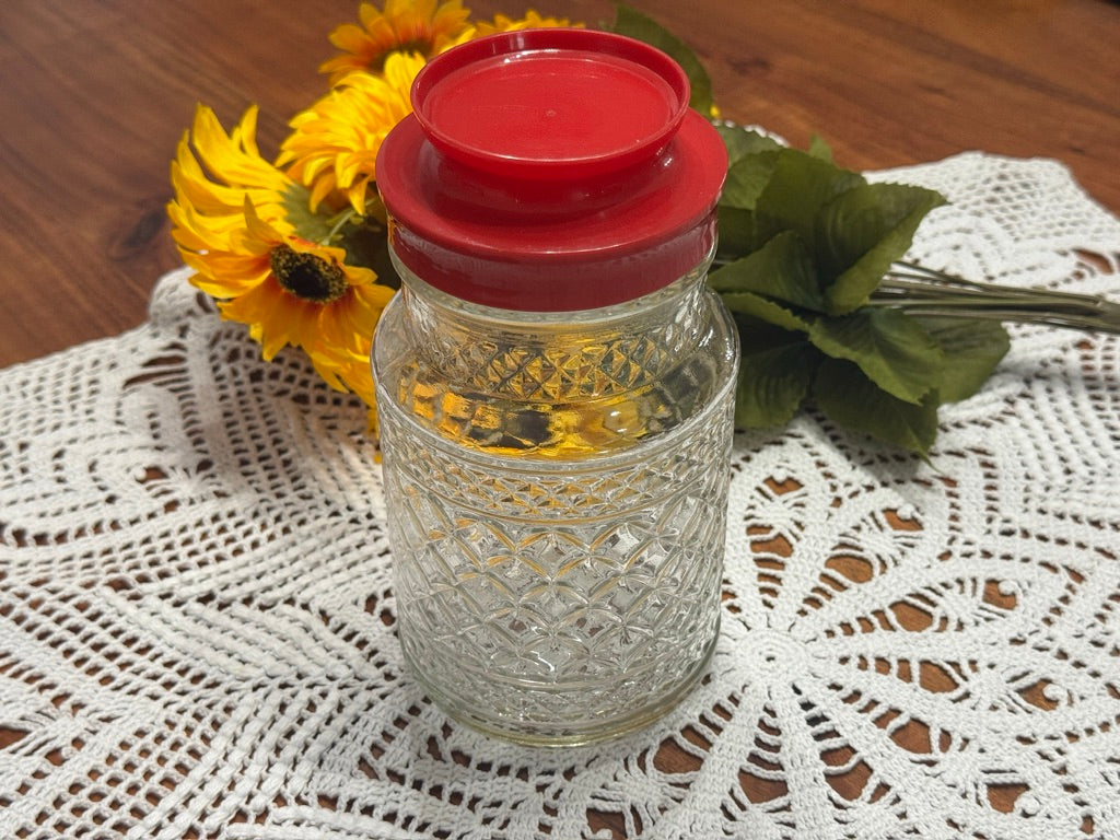 Anchor Hocking Wexford Glass Storage Jar