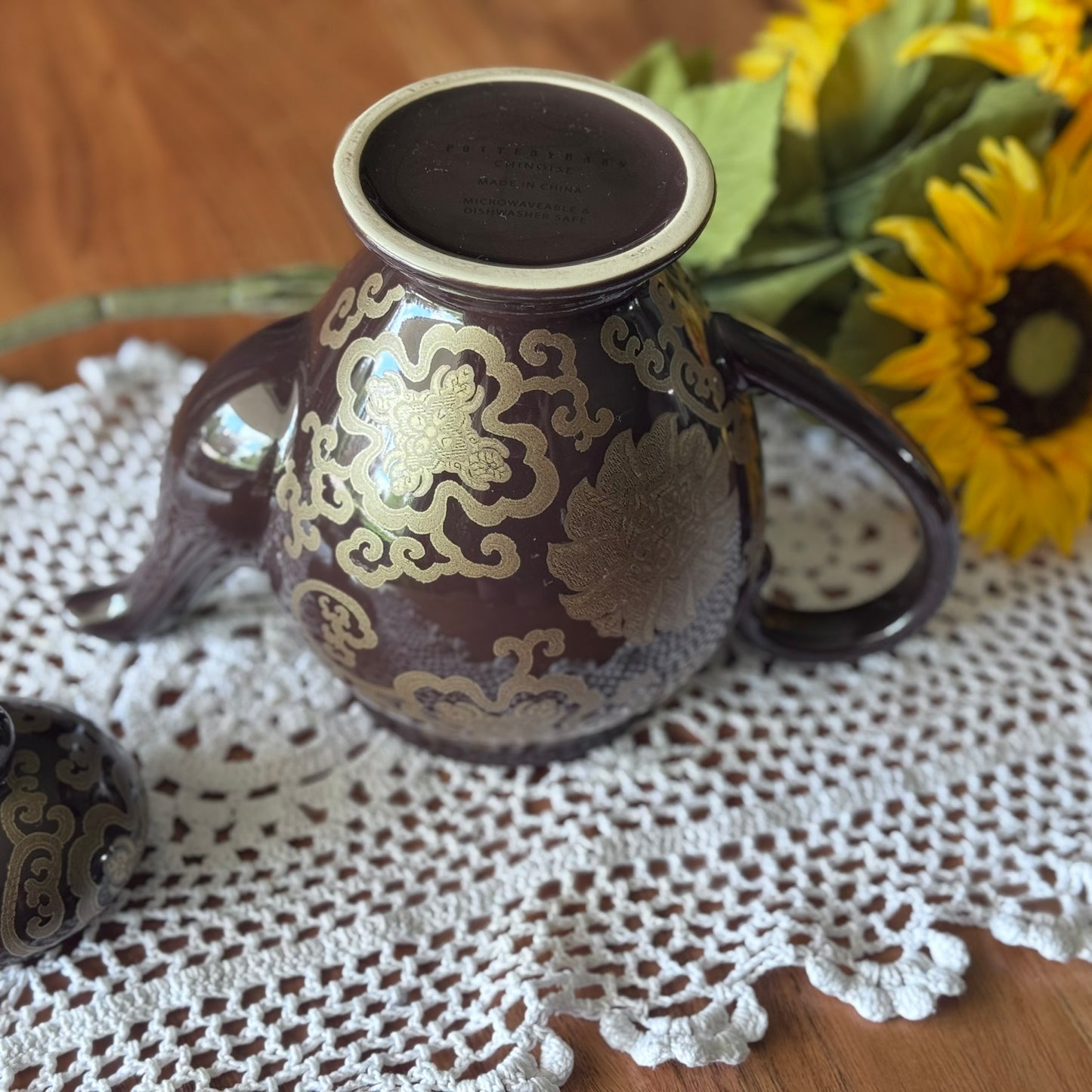 Pottery Barn Chinoise Teapot