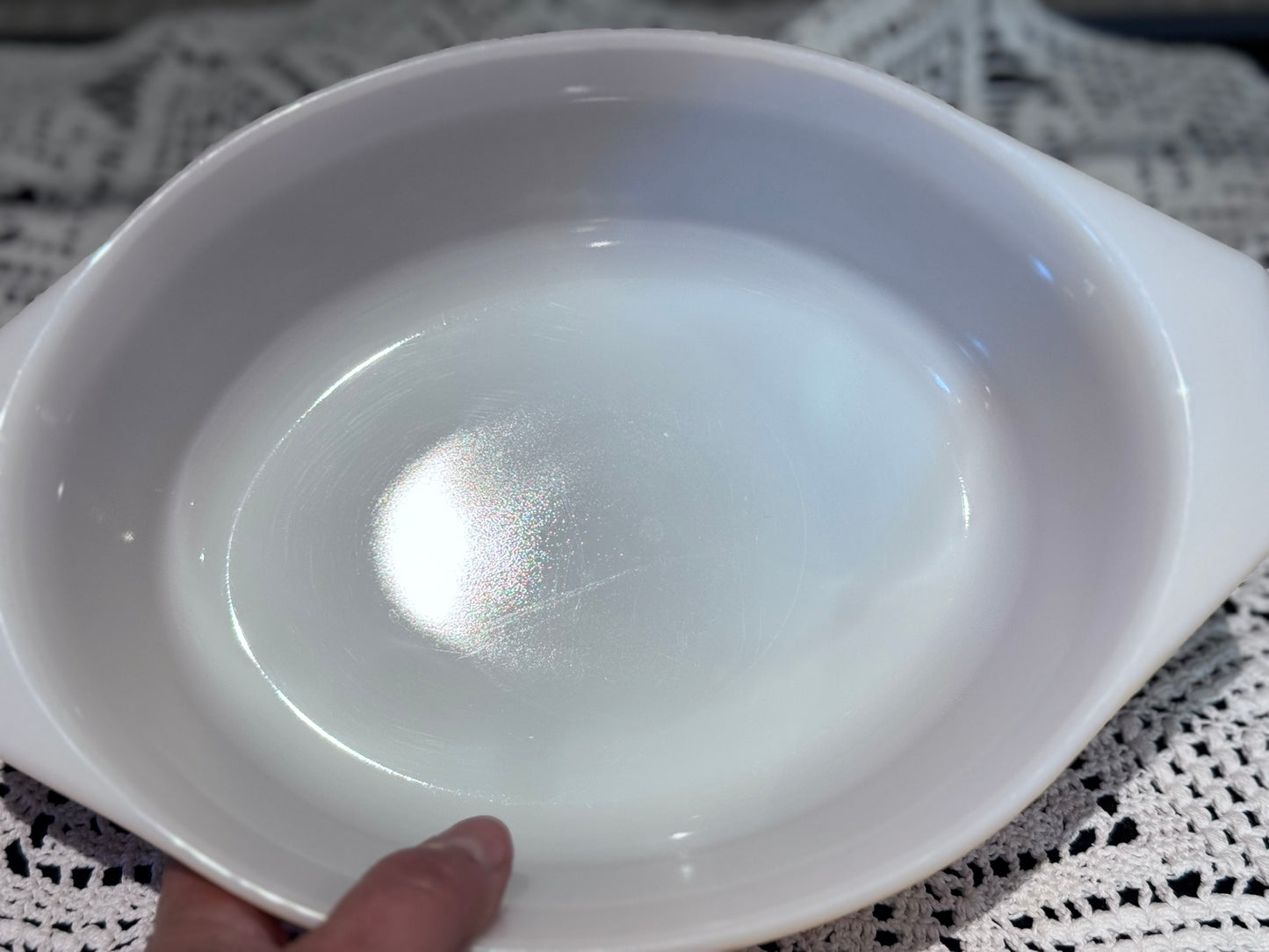 PYREX 1 1/2 QT 'Butterfly Gold' Oval Casserole Dish