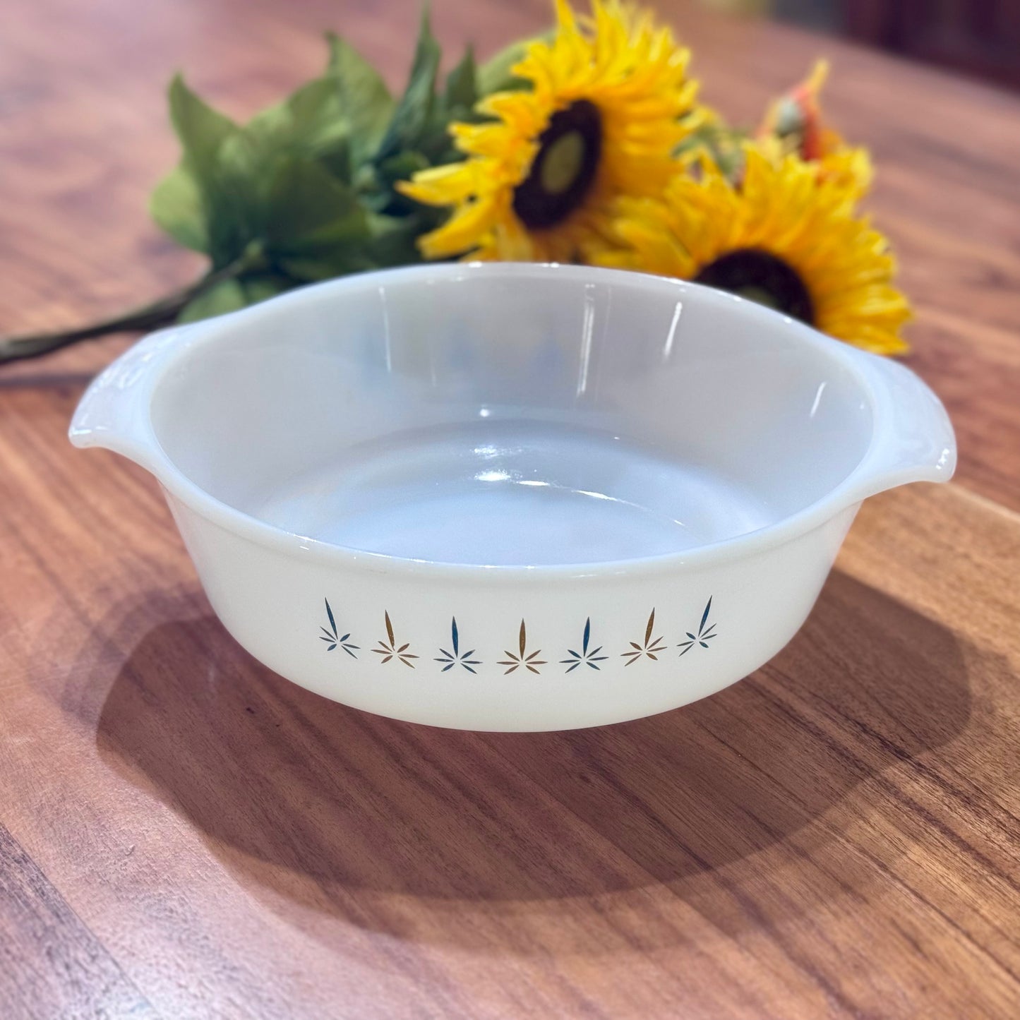 Anchor Hocking Fire King Candle Glow Casserole Dish