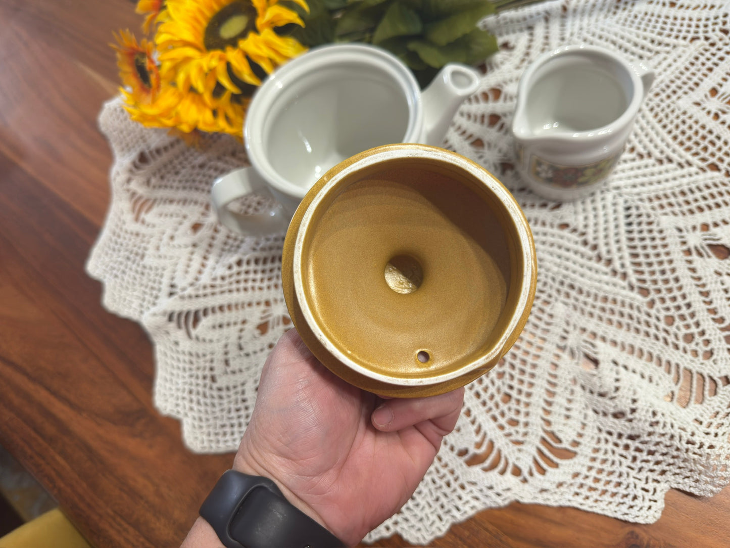 MYOTT England 'SIENNA' Teapot & Creamer