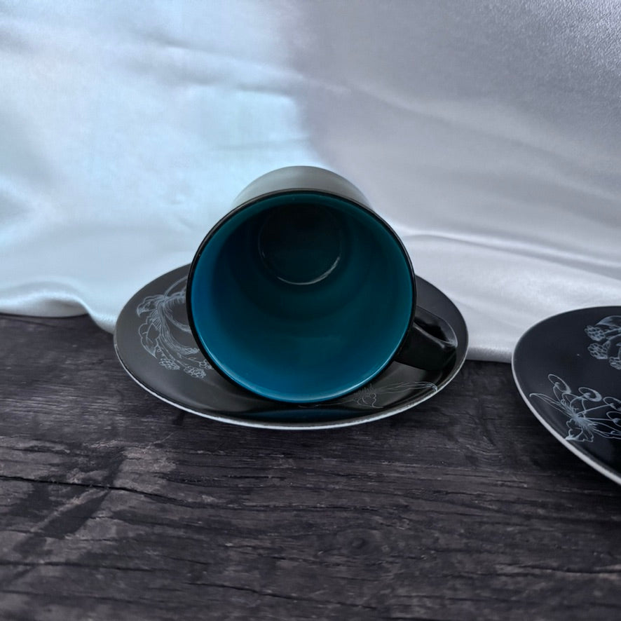 Crown Devon Harlequin Coffee Set