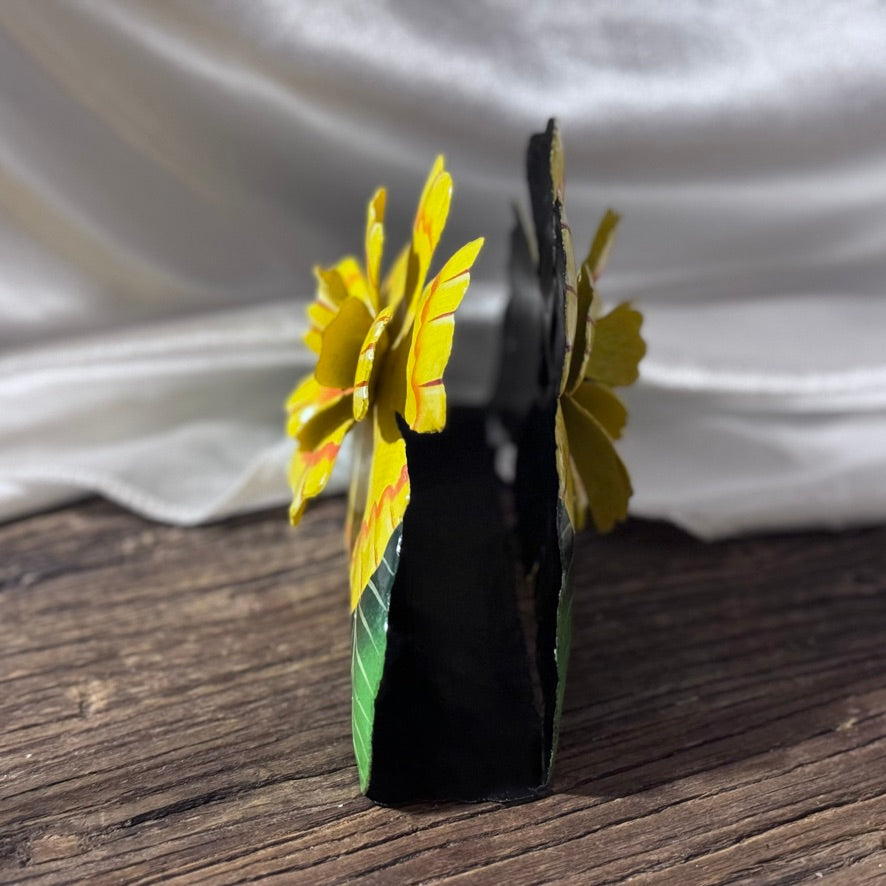 Metal Floral 3D Napkin Holder