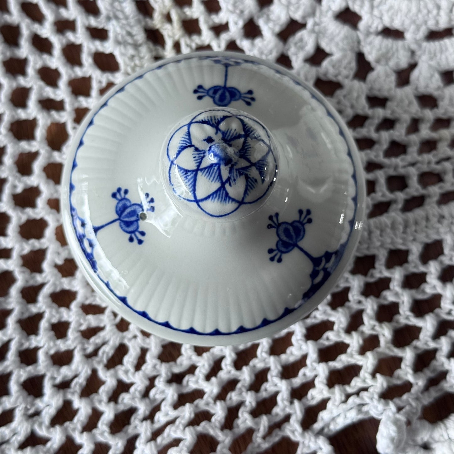MASON'S Denmark Blue & White Ironstone Coffee/Teapot