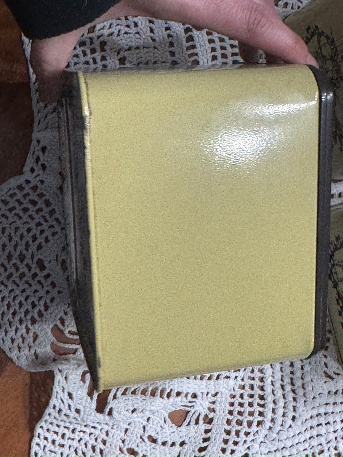 Vintage Ekco Yellow/Brown Stackable Canister Set