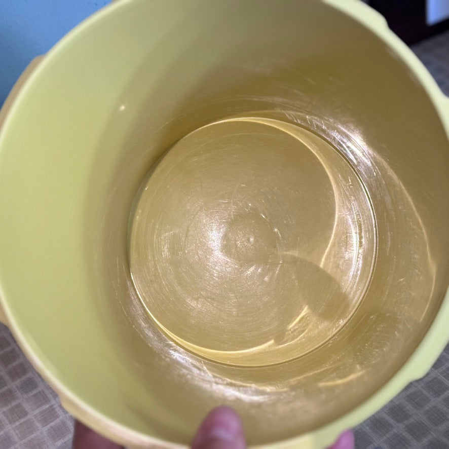 Yellow/Gold Servalier Stacking Tupperware Canisters