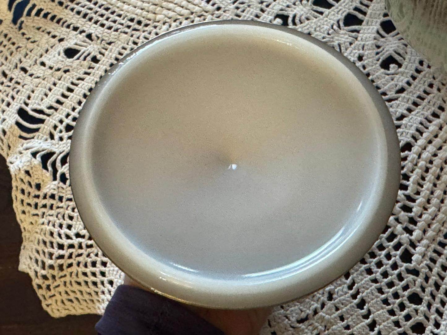 Federal Mesa Moss Milk Glass Grease/Casserole Dish
