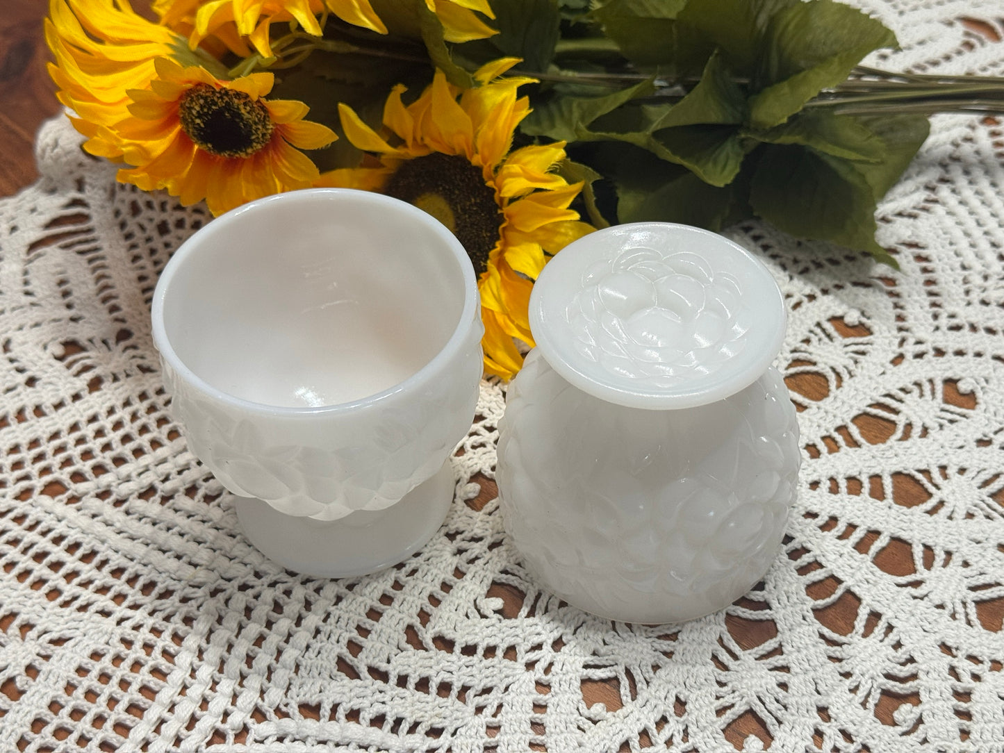 Vintage Milk Glass Compote/Dessert Cup