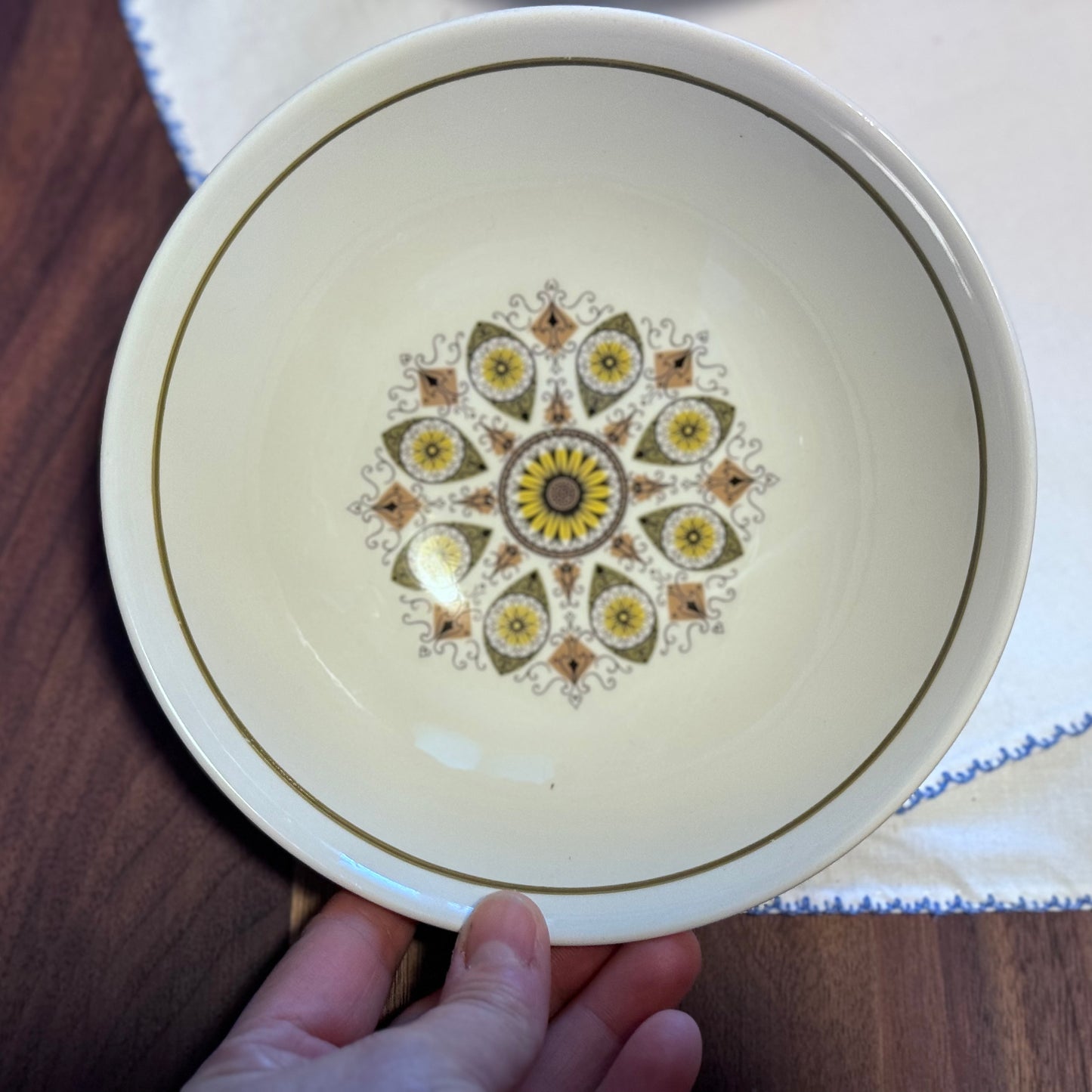 'Paisley Green' Swinnertons Soup Bowls