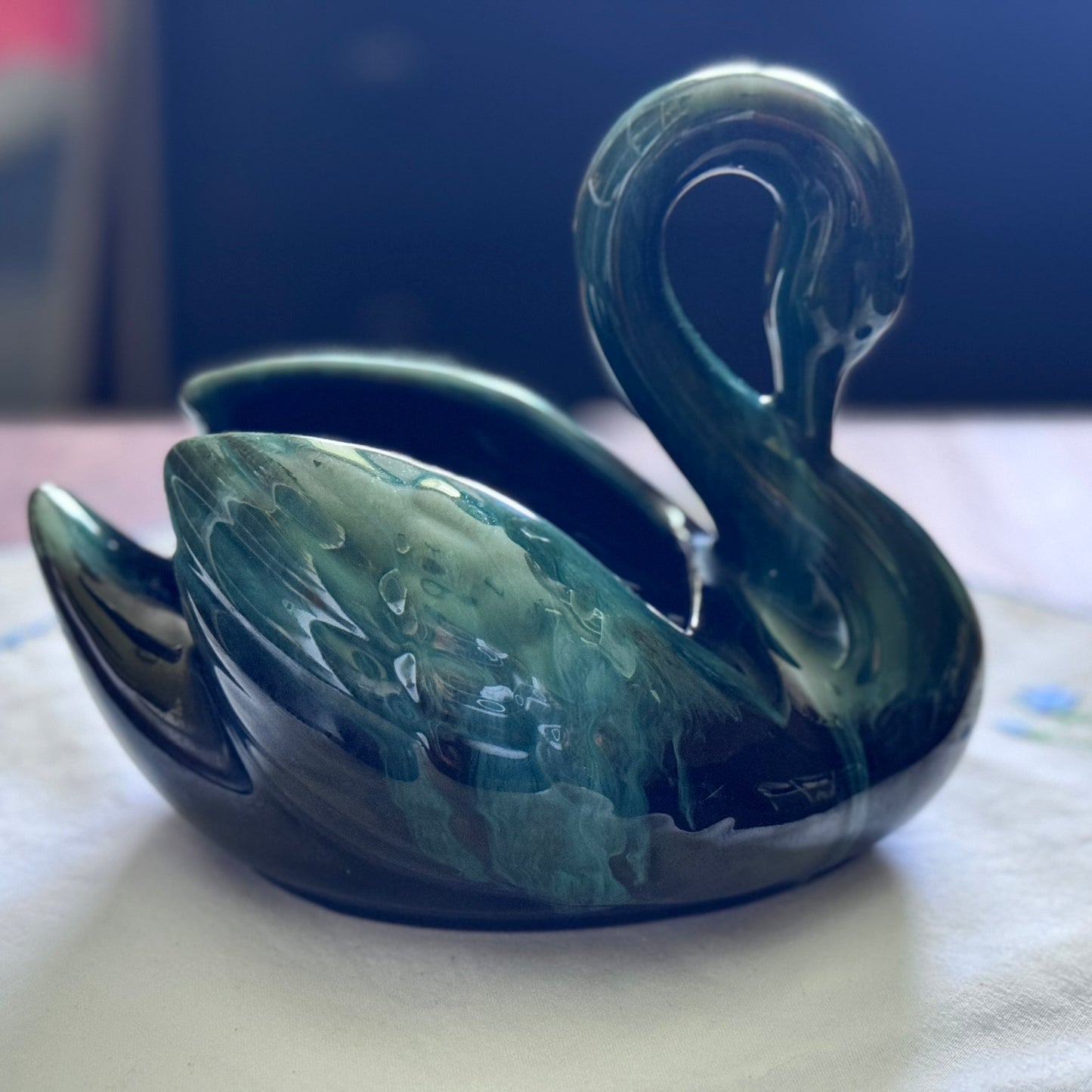 Blue Mountain Pottery Swan