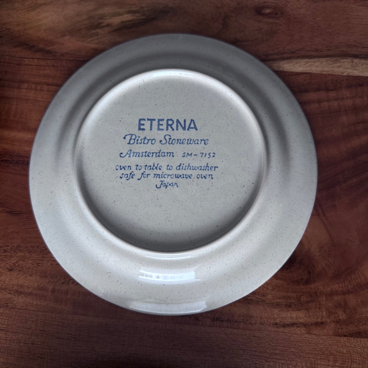 ETERNA Bistro Stoneware Snack/Lunch Plate