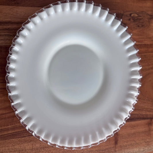 Fenton Silver Crest Cake Plate