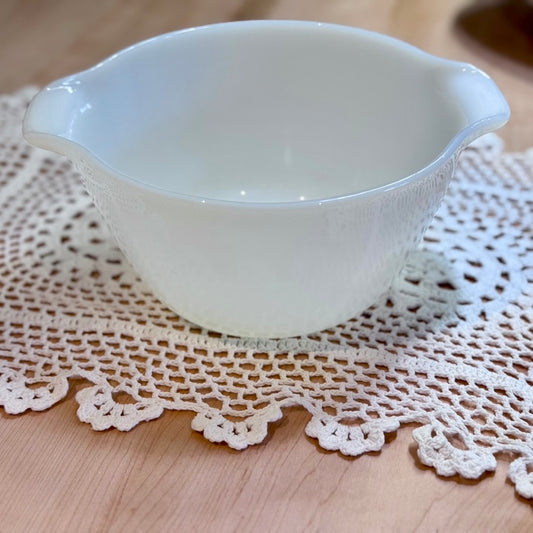 Anchor Hocking Fire King Milk Glass Mixing Bowl