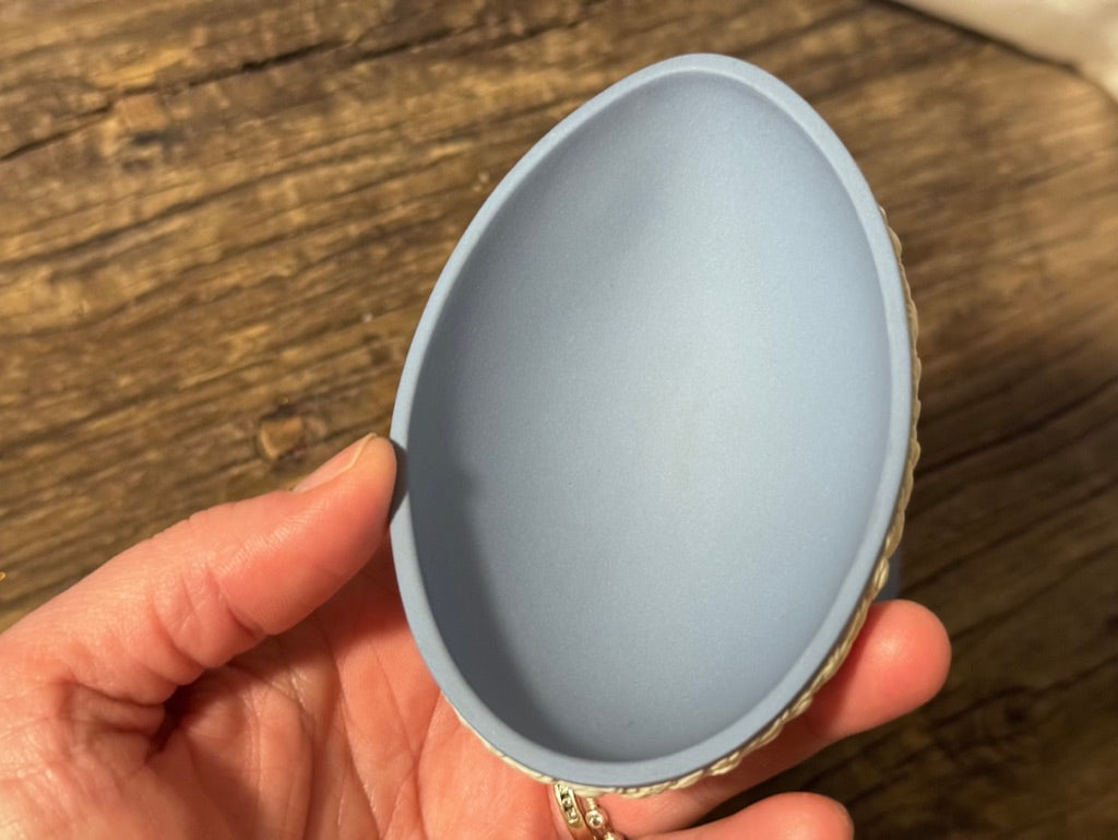 Wedgwood Jasperware Egg Trinket Box