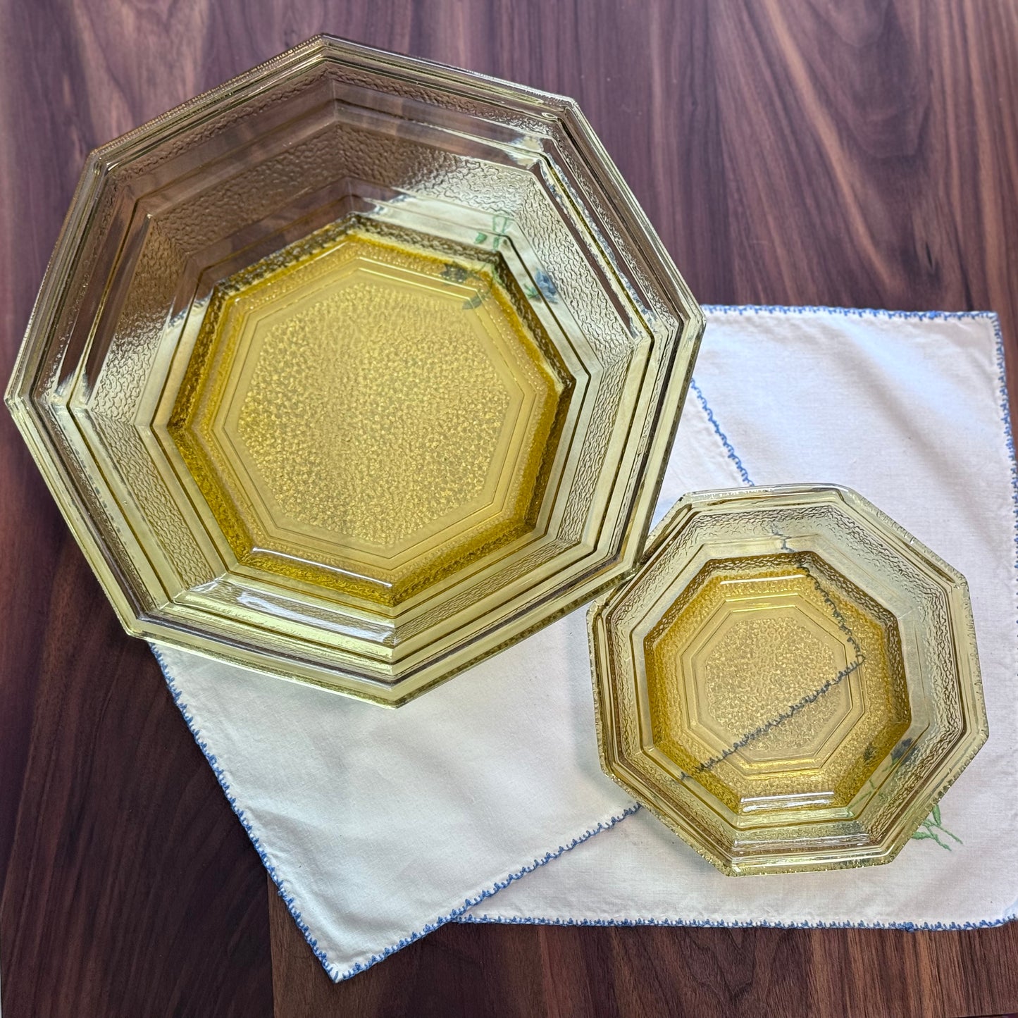 Anchor Hocking Chip and Dip Bowls