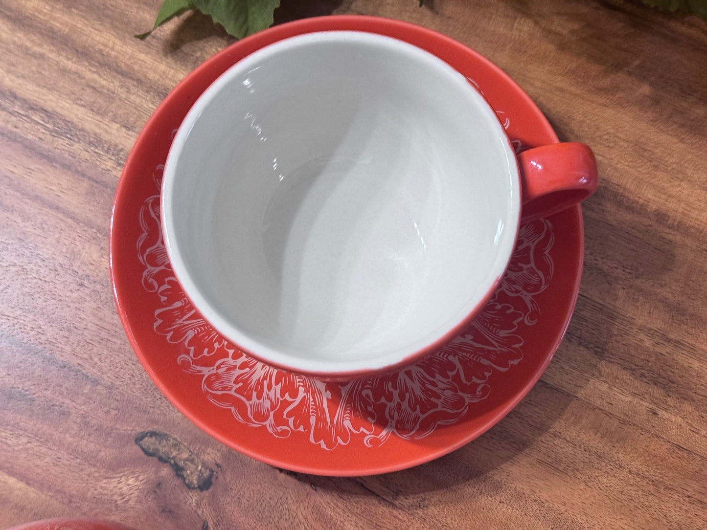Teaopia Tea For One Orange Tea Set