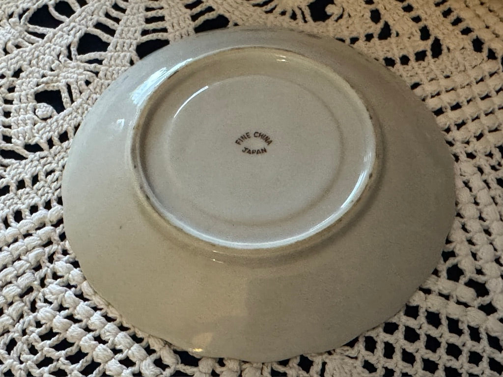 Mother of Pear Rose Japanese A-918 Teacup & Saucer