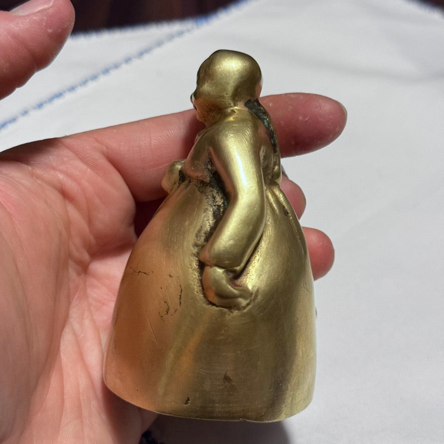 Antique Brass Bell-Farmhouse/Primitive Lady
