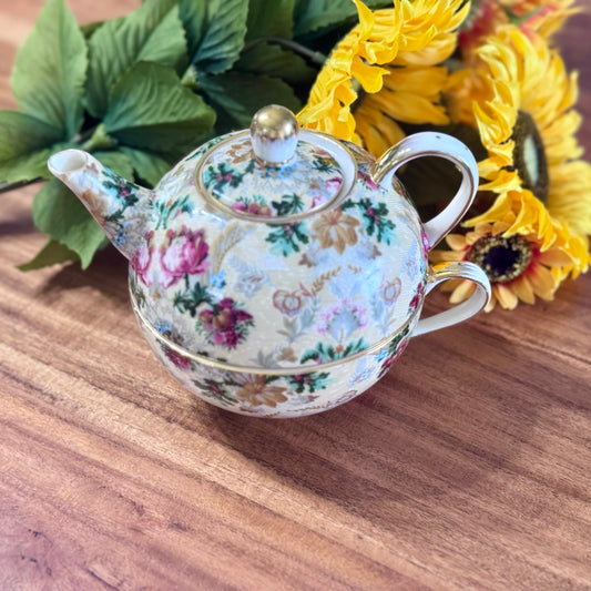 Skye McGhie 'Wild Rose' Tea For One Set
