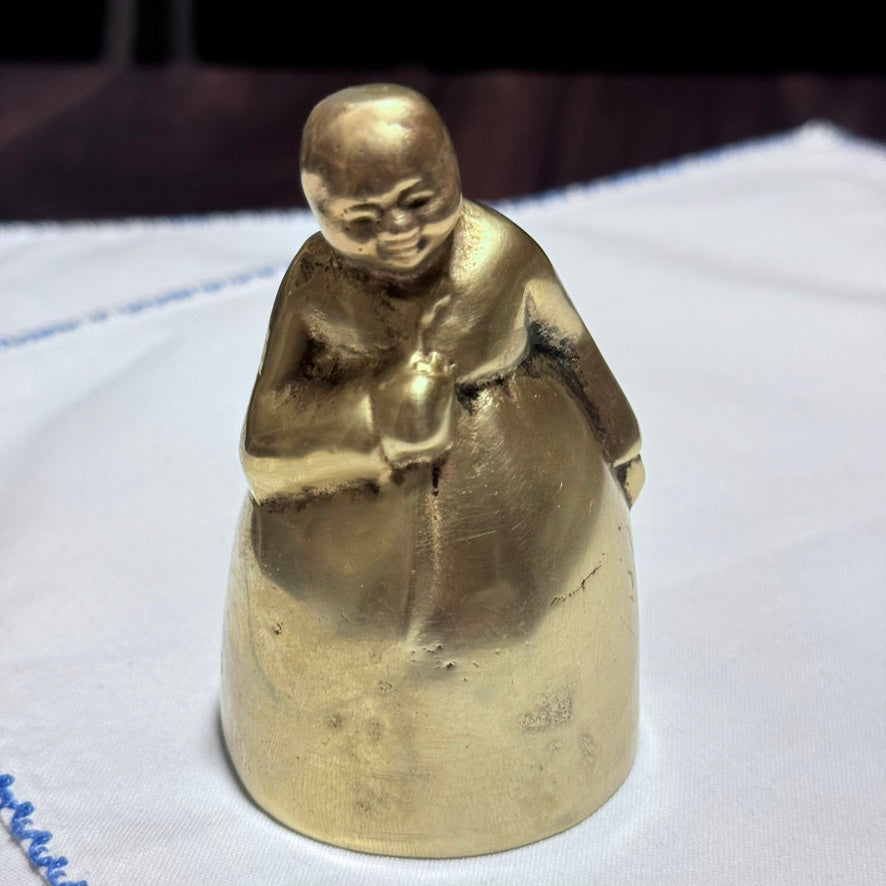 Antique Brass Bell-Farmhouse/Primitive Lady