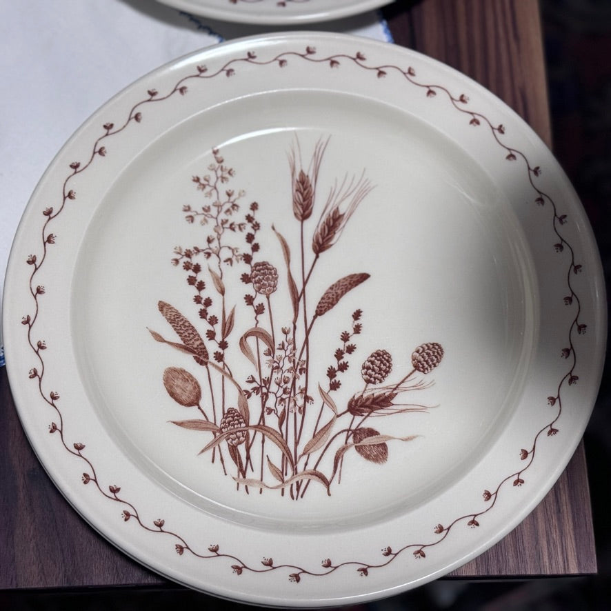 Royal Victoria "Harvest Home" Dinner Plates/Cups