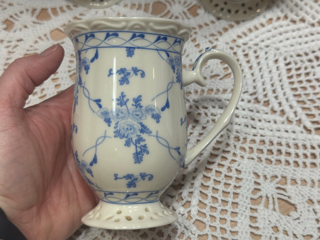 Skye McGhie 'Rose Brocade' Mugs
