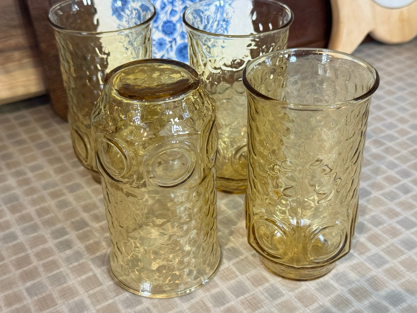 Vintage Anchor Hocking "Heritage Hill" Drinking Glasses