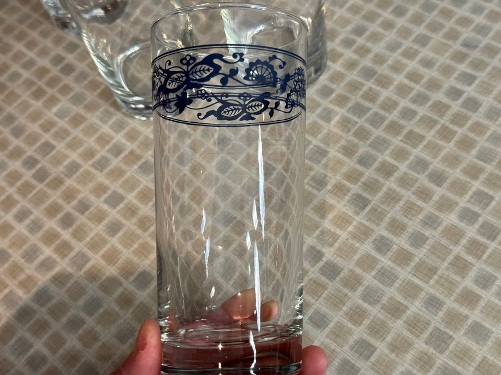 Corelle "Old Town Blue Onion" Tumbler Glasses
