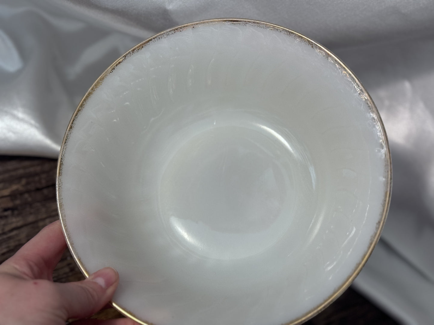 Anchor Hocking Fire-King Golden Anniversary Round Serving Bowl