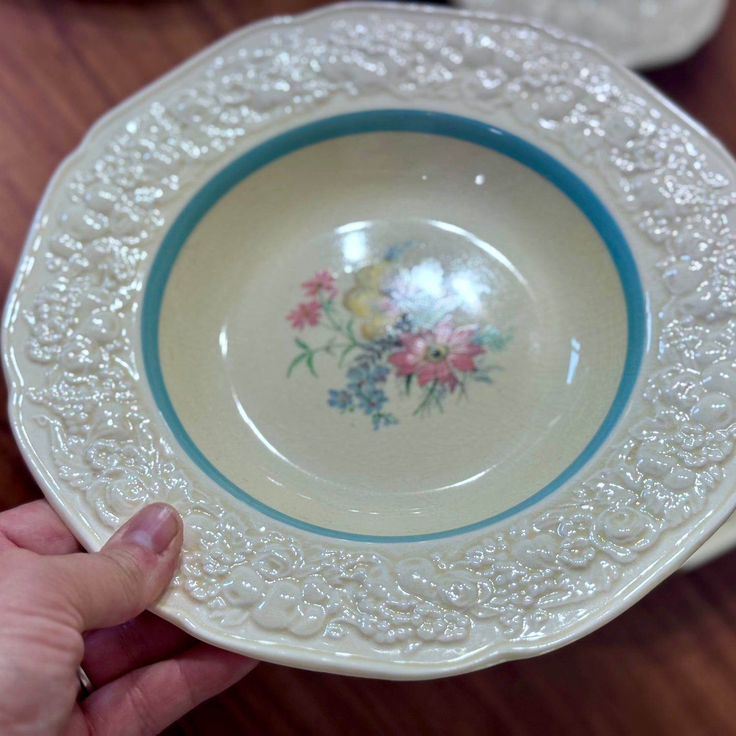 Crown Ducal Large Rim Soup Bowls