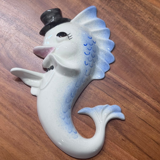 Arnel's Anthromorphic Ceramic Fish Wall Decor