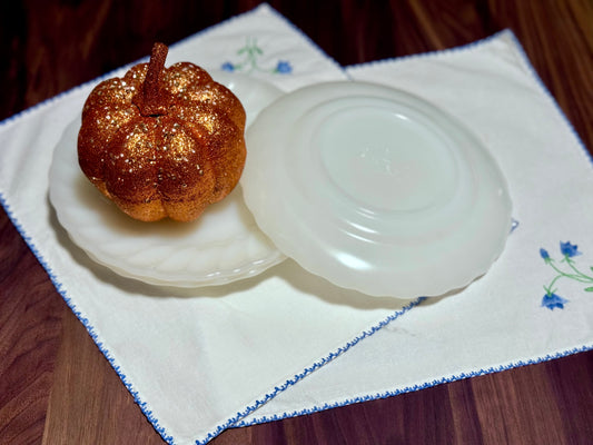 Anchor Hocking Fire-King Swirl Salad Plates