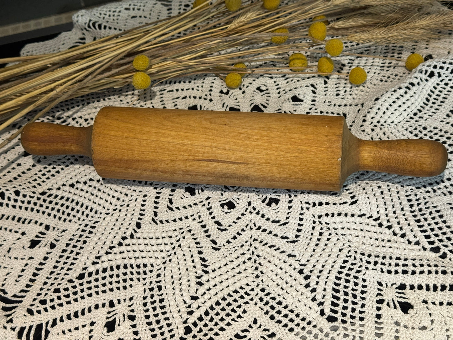 One Piece Wood Rolling Pin