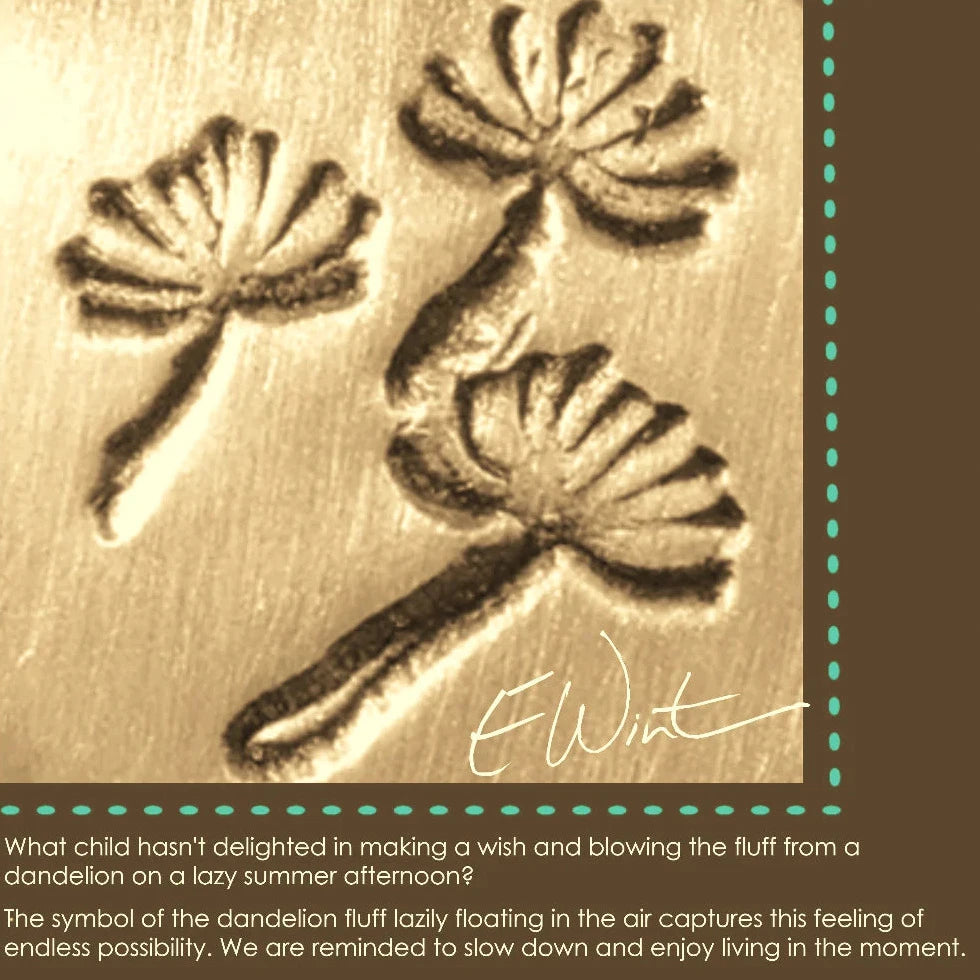 Geometric Dandelion Necklace