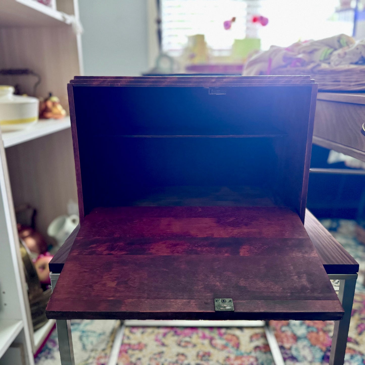 Vintage Wood Bread Box