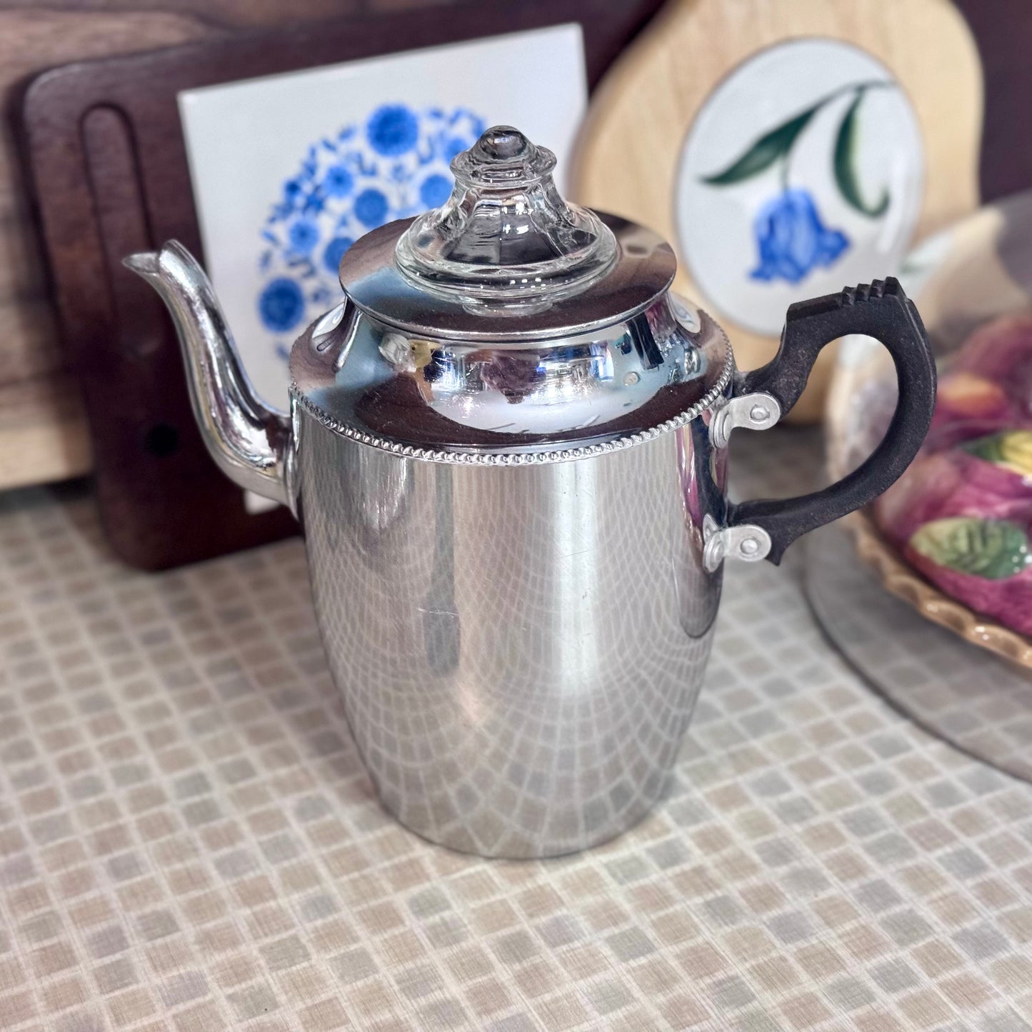 SONA Chrome Tea/Coffee Pot