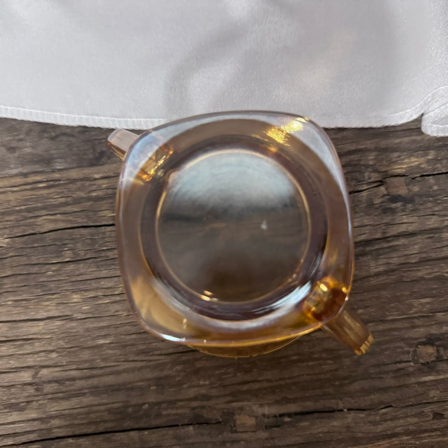 Jeannette Glass Cream and Sugar