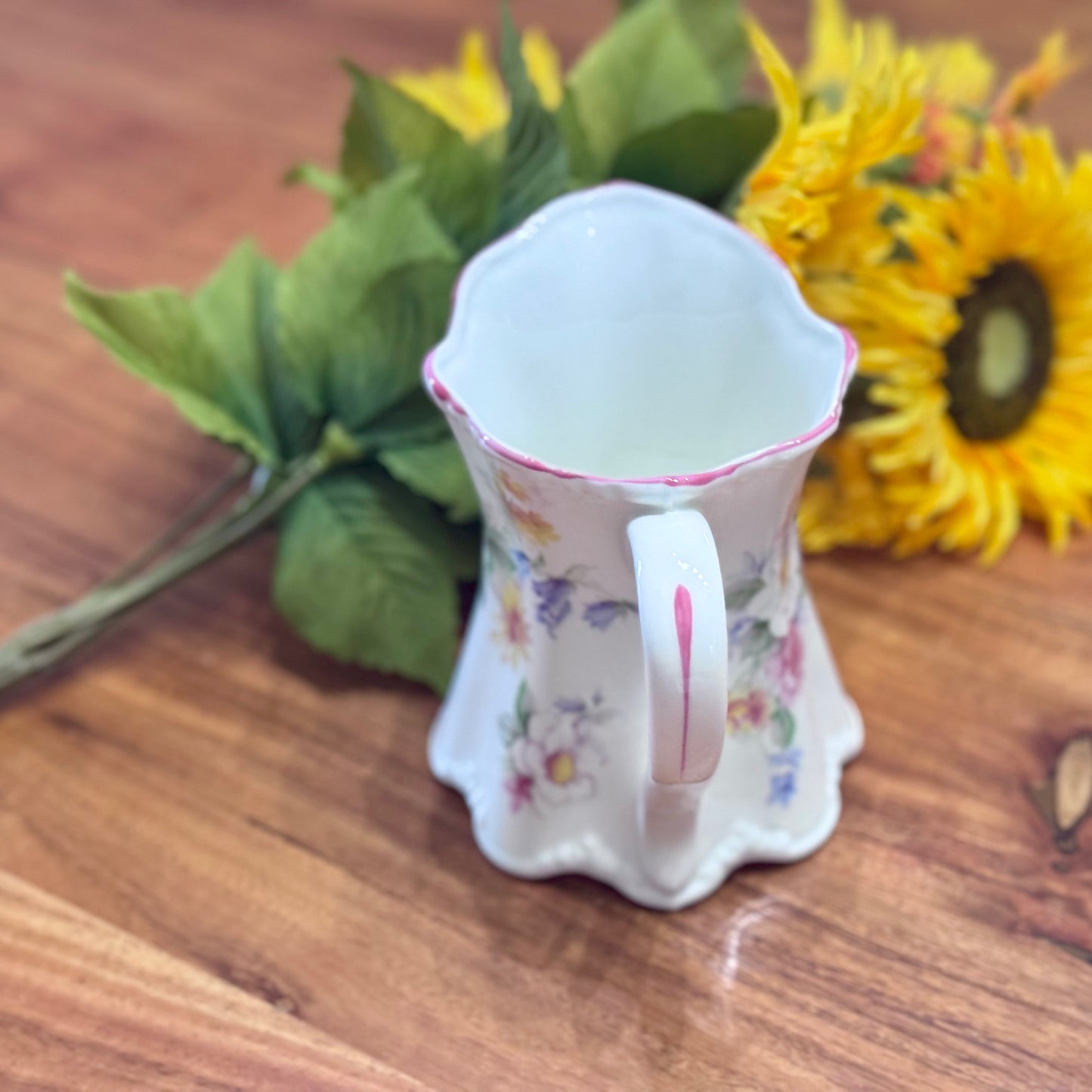 Royal Staffordshire Floral Pitcher/Creamer