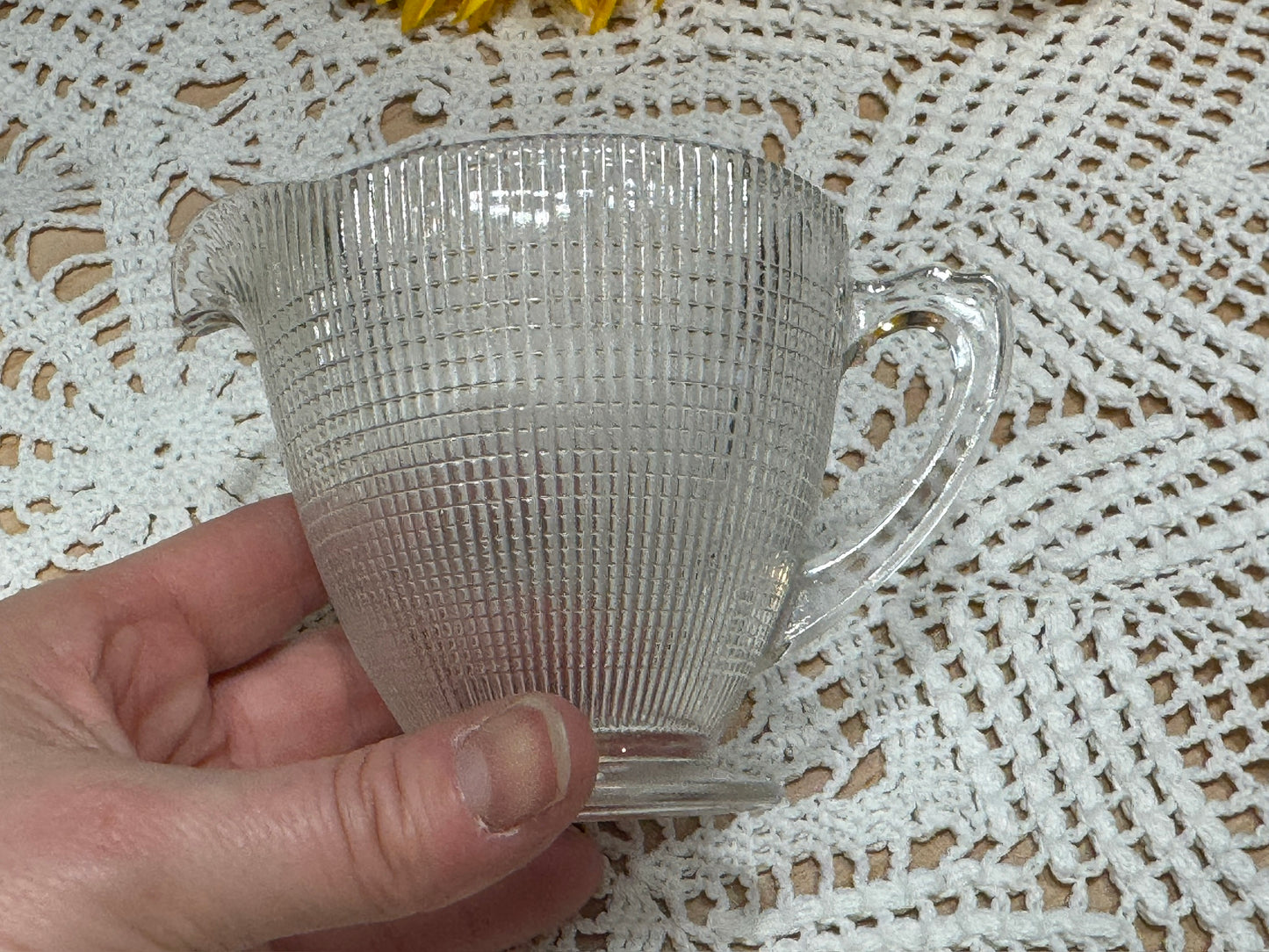 Dominion Glass 'Saguenay' Cream & Sugar Set