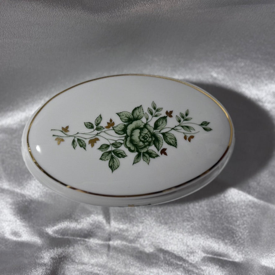 Vintage Endre Szasz Hollohaza Hungary Porcelain Trinket Dish