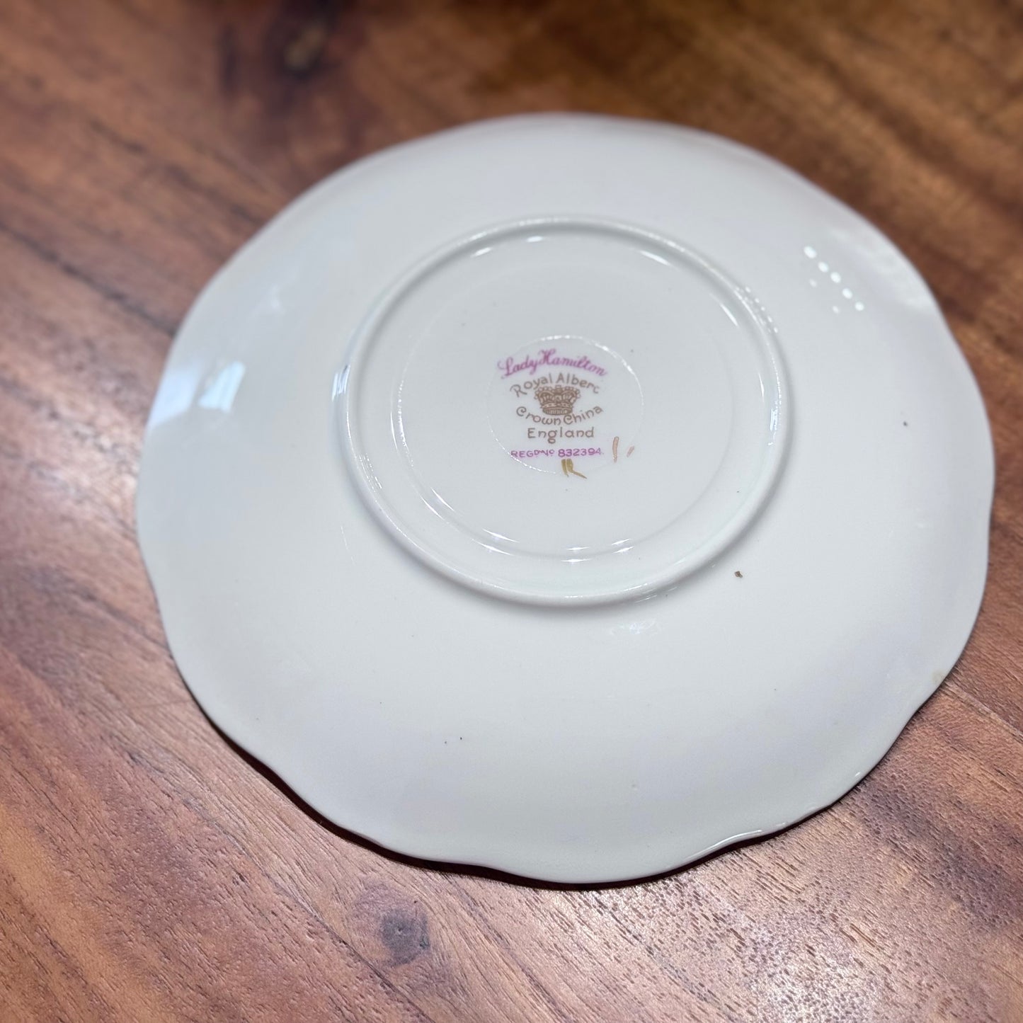 'Lady Hamilton' Royal Albert Teacup & Saucer Set