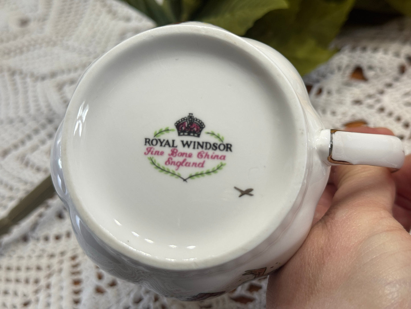 Royal Windsor Bone China Mug "Pearly King and Queen" Pattern