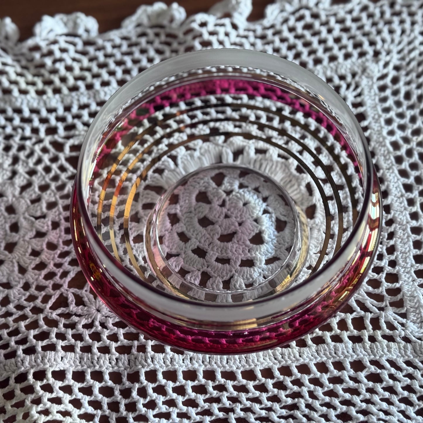 Czech Bohemian Covered Candy Dish