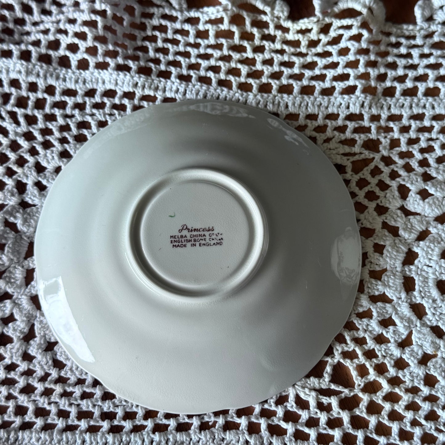 Melba 'Princess' Fine Bone China Teacup and Saucer Set