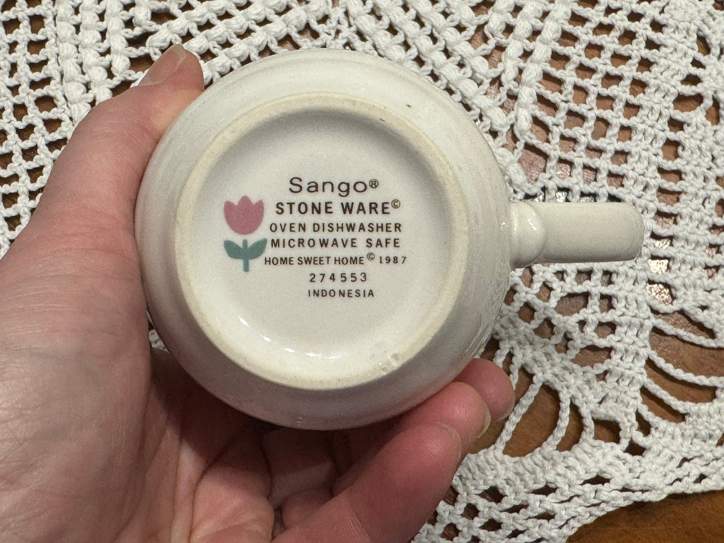 Sango Indonesia Home Sweet Home 1987 Mugs